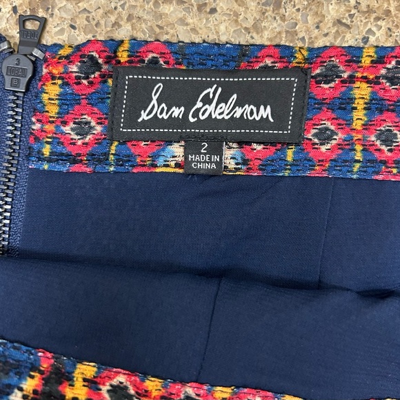 SAM EDELMAN NWOT TRIBAL PRINT MINI SKIRT!! - Picture 8 of 9
